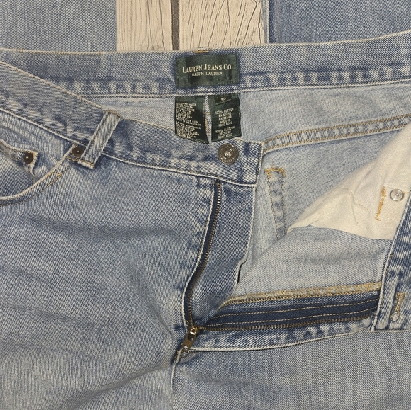 VTG LRL Ralph Lauren Jeans Denim Women’s Sz 12 Blue Bootcut High Rise 31” Inseam - Picture 7 of 12